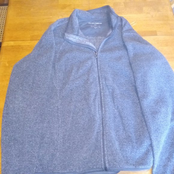 Field and stream mens full zip heavy sweater jacket wool blend size XL size - Picture 2 of 2
